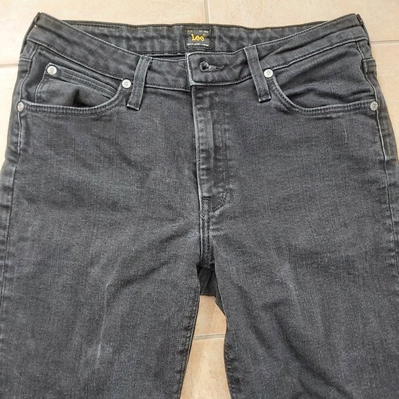 Jeans LEE Cameron Style Black Stretch Regular Boot Cut Low Waist 29 x 30 Women - Picture 13 of 13